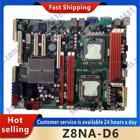 Used Z8NA-D6 original for 5500 server motherboard slot LGA 1366 DDR3 X58 X58M motherboard