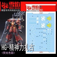 Water DECAL SF HG 70 UC HG1/144 Zaku II High Mobility Type "Psycho Zaku" (Thunderbolt)