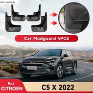 For CITROEN C5 X 2022 2023 C5X Mud Flaps Splash Grd Mudgrds MudFlaps Front Rear Wheel Fender Styling