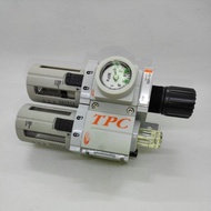 TPC PC2A-02G / 02DG, 1/4" port Lubricator Regulator Filter; Equivalent to AC2010-02