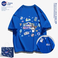 Áo Thun Nữ Tay Ngắn Màu Đào Nasalee Collaborative Cotton Pure Summer 2025 Phong Cách Hồng Kông Dễ Th