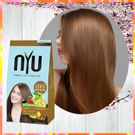 Semir Rambut NYU Cream Hair Color 30ml Caramel Cat Rambut Pewarna Rambut Penutup Uban