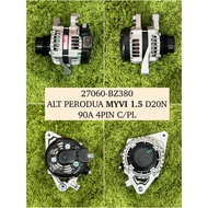 PERODUA MYVI 1.5 D20N 90A 4PIN C/PL NEW ALTERNATOR (27060-BZ380)
