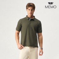 Memo Pique Polo with Contrast Placket For Men Polo T Shirt Man Polo Shirt Men Polo Shirt For Men