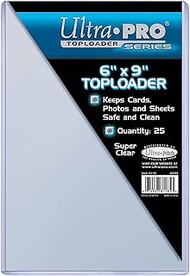 Ultra Pro 6" X 9" Toploader 25ct