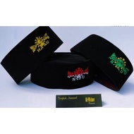 Songkok Hitam Bordir NU Non AC Songkok Nasional Songkok Santri