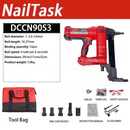 NailTask Red 90S3 Lithium-Ion Impact Fastening Device Upgraded from 90S2 Supports Steel Nails Spring