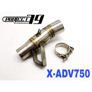 Project79 Honda X-ADV750 Exhaust Piping Slip On Muffler Stainless Steel Project79 QPM06SV/BK/CB ADV 