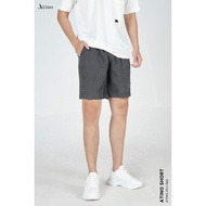 №☁ Quần Short Nam Trơn TNUTA ATINO Chất Liệu Nhung Tăm Dáng Trẻ Trung Form Regular QS4.1401