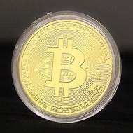Bitcoin Commemorative Coin Virtual Commemorative Gold Coin Gold Bitcoin Commemorative Medal Collecti