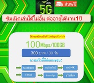 ซิมเน็ตเอไอเอส ซิมเทพ AIS 100Mbpsเน็ตไม่อั้น+โทรฟรี24ชม ซิมเต็มเงิน300บาทต่อเดือน