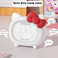 Etronik Sanrio Hello Kitty Cartoon Smart Bluetooth Alarm Clock Speaker Cute Portable Audio Ornament 