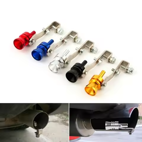 Universal Turbo Exhaust Whistle Modified Exhaust Sound Simulator Motorcycle Exhaust Pipe Sound Size 