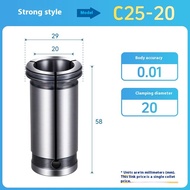 XJL High Precision C32 Collet C25 Straight Chuck CNC Machining Center Tool Holder Engraving Machine 