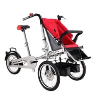 Brand New mother child bicycle stroller children folding three Wheels trolley Sports Deform transportation Bike👈