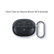 Clear Case for Baseus Bowie MC2 Clip-On Earbuds Shockproof Soft Slim TPU Protective Cover Accessorie