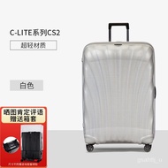 WDH/QM🥤Samsonite Trolley Case Aircraft Wheel New Shell Luggage Fashion and Ultra Light Suitcasev22Upgradecs2 7QRJ