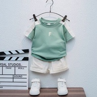 BOYS & GIRLS SUITS 1-5 YEARS OLD MOTIF (F) GREEN