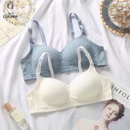 Wireless Bra Women's Underwear Good Fabric Japanese Style Cute E29