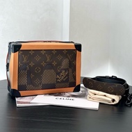 LV x nigo soft trunk 聯名 限量款 盒子包  尺寸約25x18x10