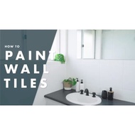 ( FULL SET EPOXY PAINT TILES WALL &amp; FLOOR ) ( 1L PRIMER + 1L EPOXY + FREE 4" ROLLER  SET / TAPE &amp; BRUSH )