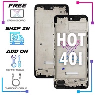 For INFINIX HOT 40I - X6528B Middle Frame Front Housing Door Panel