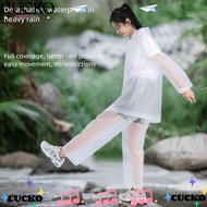BACKSTR Raincoat Set, Windproof Eva Split Raincoat, Lightweight Adjustable Strengthen buttons Full C