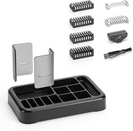 Shaver Stand & Guide Combs 8PC Kit for O Blade QP2724/QP2834/QP2520/QP2630/QP65XX/QP66XX OBlade Pro,