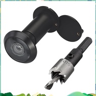 220-Degree Solid Peep Holes for Door with 16mm Drill Bit,0.63in Door Peephole for Door Thick From 1-