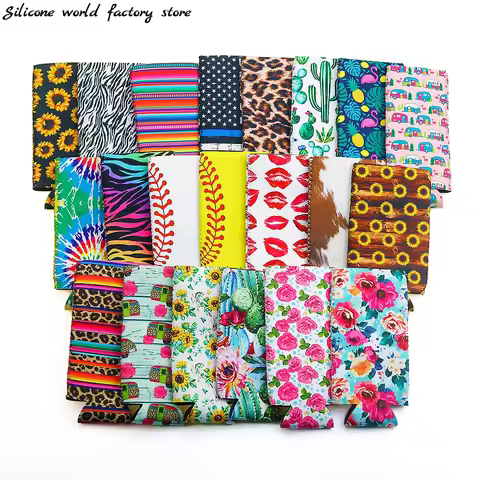 Silicone World Portable Cola Beer Sleeve Water Bottle Cover 330ML Neoprene Insulation Cover Bag Camp