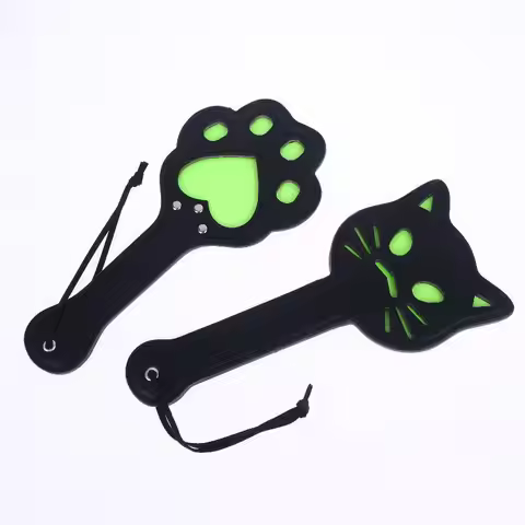 Hoyytu BDSM Spanking Paddle Whip Flogger Multifunctional PU Leather for Couple Role Play SM Games