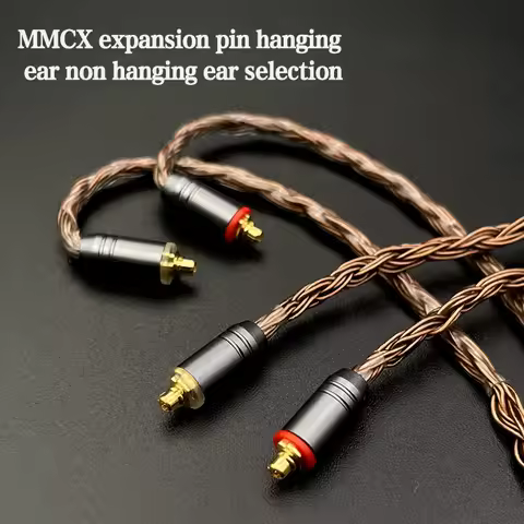 16 Core MMCX Connector Upgrade Copper Headphone Cable 3.5mm 4.4mm Balance Cable For SE215 535 846 GR