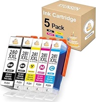 Refillable 280XXL 281XXL Ink Cartridges Compatible for PIXMA TR8620a TR8620 TS8120 TS8220 TS8320 TS7