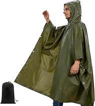 3 in 1 Multifunctional Rain Poncho Waterproof Unisex Rain Poncho, with Storage Bags, Outdoor Camping