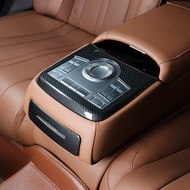 High Quality-Suitable for Genesis Genesis2020~2024 G80 Rear Multimedia Frame Carbon Fiber Pattern Mo