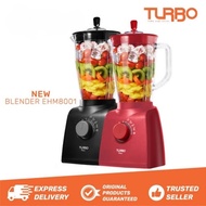 Blender TURBO HEAVY DUTY EHM 8001 / Plastic Jar 2L 350w Black NEW