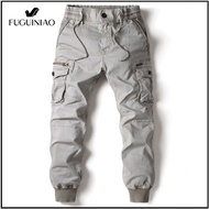 FUGUINIAO Cargo Pants Men Full Length Cotton Casual Trouser Military Streetwear Work Tactical Tracksuit Plus Size