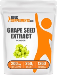 BulkSupplements.com Grape Seed Extract Powder - Grape Seed Extract Supplement, Antioxidant Source - 