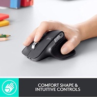 【3-Year Warranty】Logitech MX Master 3 Wireless Bluetooth Office Mouse Predefined Profiles Customizat