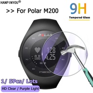 For Polar M200 GPS Sports Smart Watch Ultra Clear / Anti Purple Light 2.5D Tempered Glass Film Screen Protector Guard