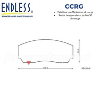 (BRAKE PAD FOR CALIPER CP5200) ENDLESS BRAKE PAD MX72 TYPE 700 C (RCP015CCRG)