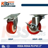 2" PVC Caster Wheel - Trolley Wheel - Storefront - Wardrobe - PVC Wheel