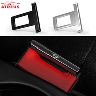 1/2 Pcs Mini Zinc Alloy Car Mini Hidden Safety Seat Belt Buckle Clip Muffler Alarm Silencer For Mini