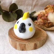 手作陶藝 葵花鸚鵡瓷偶