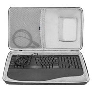 Geekria Hard Keyboard Case, Compatible with Microsoft Ergonomic Keyboard (LXM-00004), Ergonomic Keyb