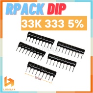 Network Rpack 33K 33 K 33 kilo 333 9 pin Resistor