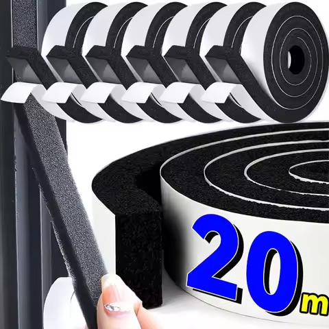 Foam Window Sealing Strips Windproof Sound-Proof Door Weather Stripping Dustproof Self-adhesive Tape