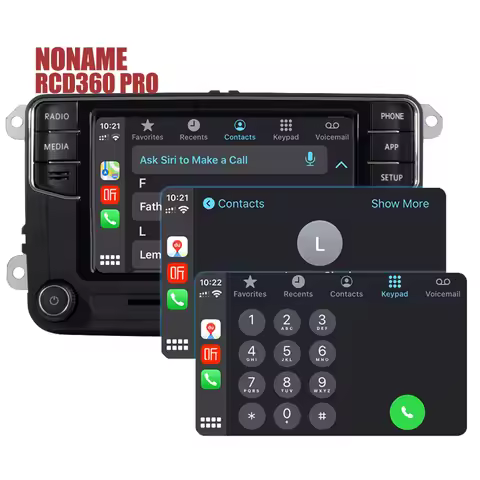 Android Auto NONAME RCD360 PRO Carplay MIB 6RD035187B Car Radio for VW Golf 5 6 Jetta MK5 MK6 Tiguan