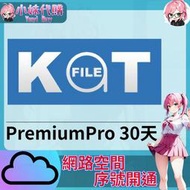 【現貨+開發票】小妹代購 免空 雲端 序號 升級碼 會員 高速下載 katfile premiumPro 30天