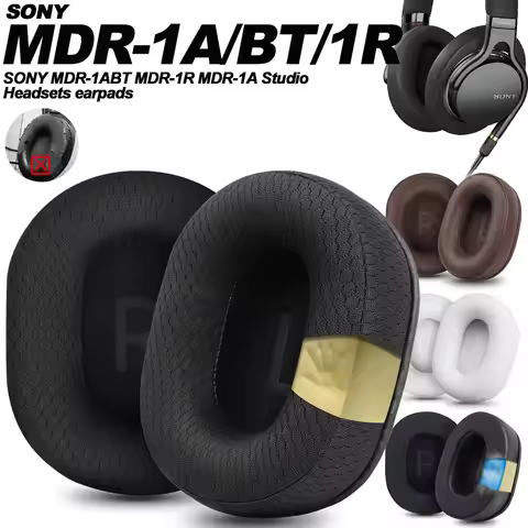 SONY MDR-1ABT MDR-1R MDR-1A Earphone pads replacement Earpads Mesh cloth Memory Covers Sponge Soft P